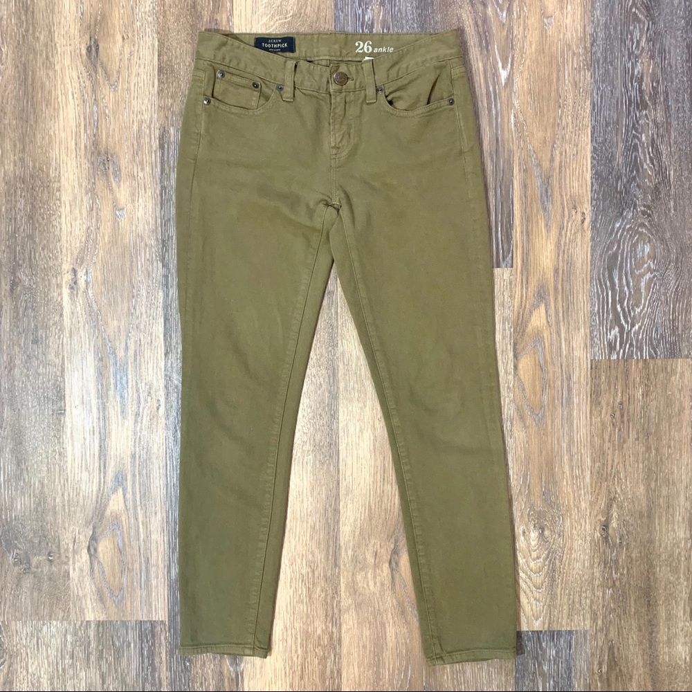 J.Crew Toothpick Ankle Denim Jeans